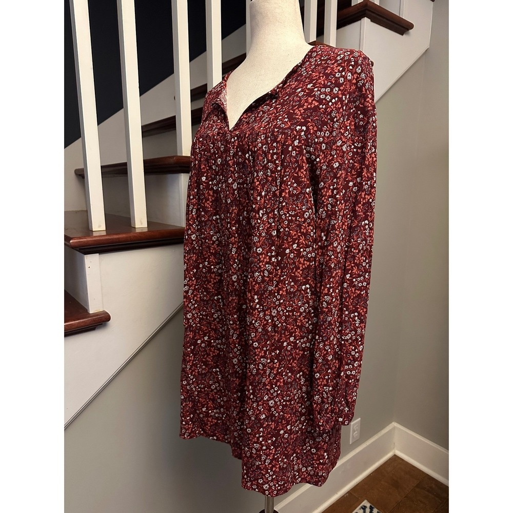 Reformation Helena Cotswold Floral Mini Dress 3/4 Sleeve V-Neck Size M Boho Chic - Picture 5 of 13